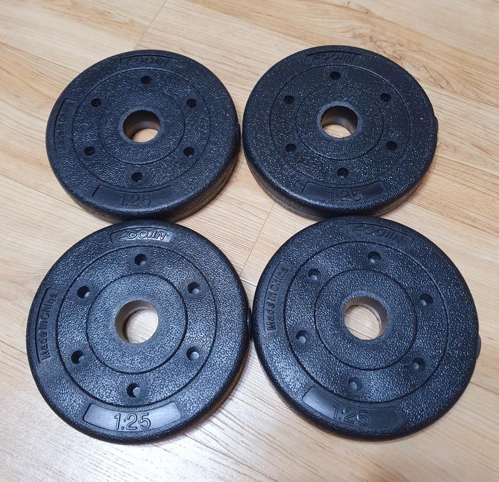 무료배송)1.25kg 원판 4개 팝니다