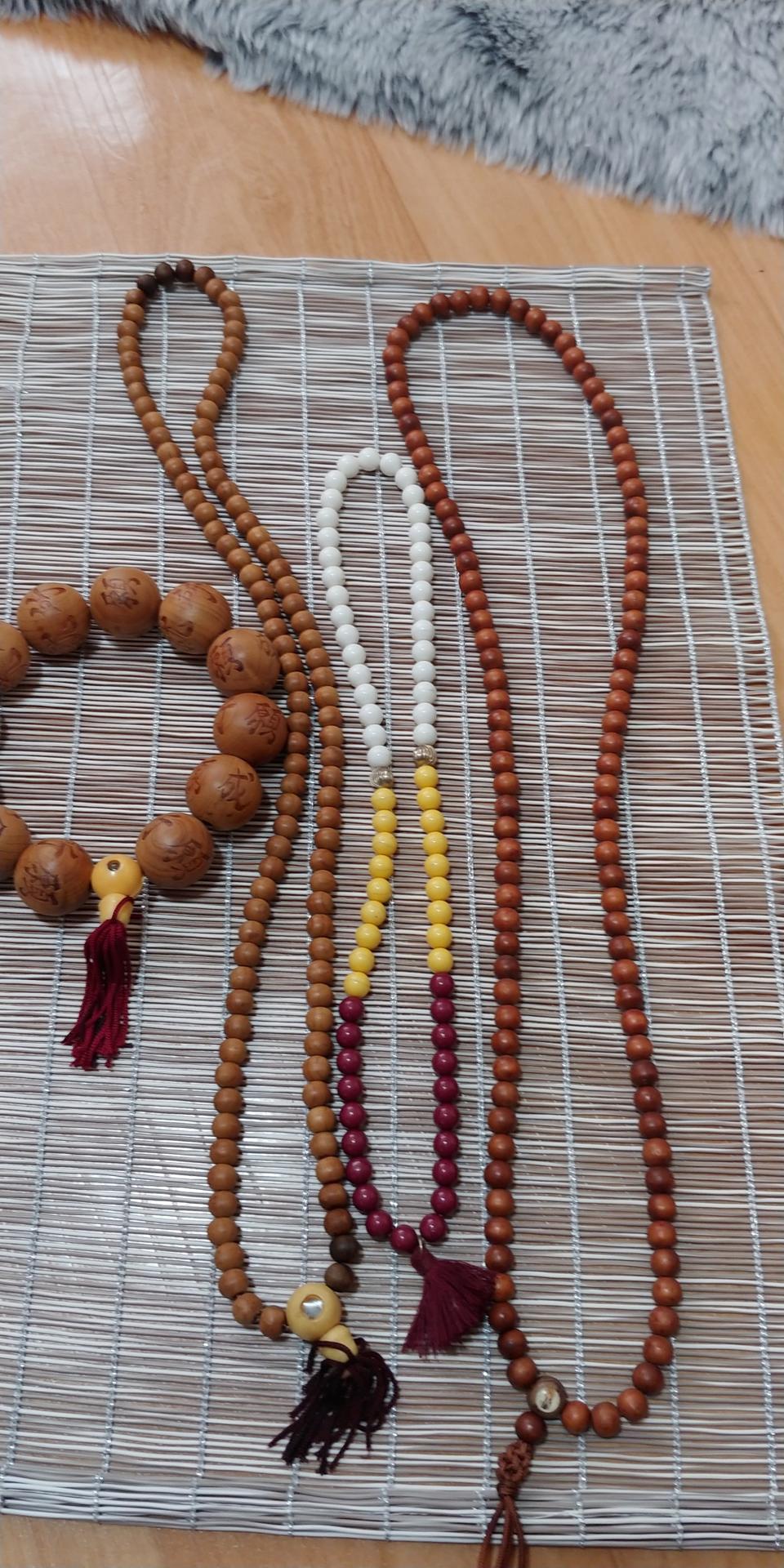 보리수나무  대추나무소원성추108염주