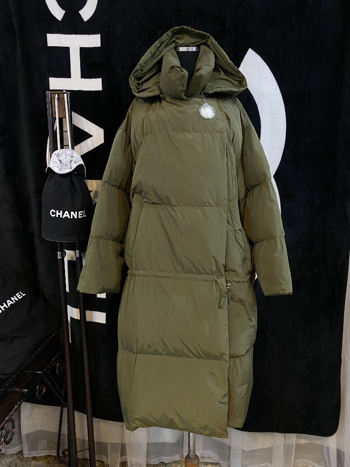 오리털 롱 패딩