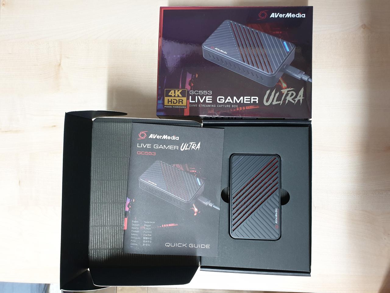 에버미디어 GC553 캡쳐보드-박스 풀셋-강남