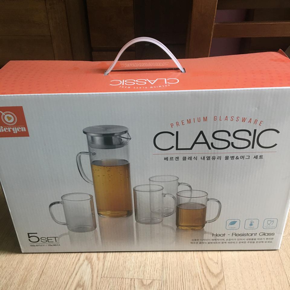 베르겐 클래식 물병&잔 세트