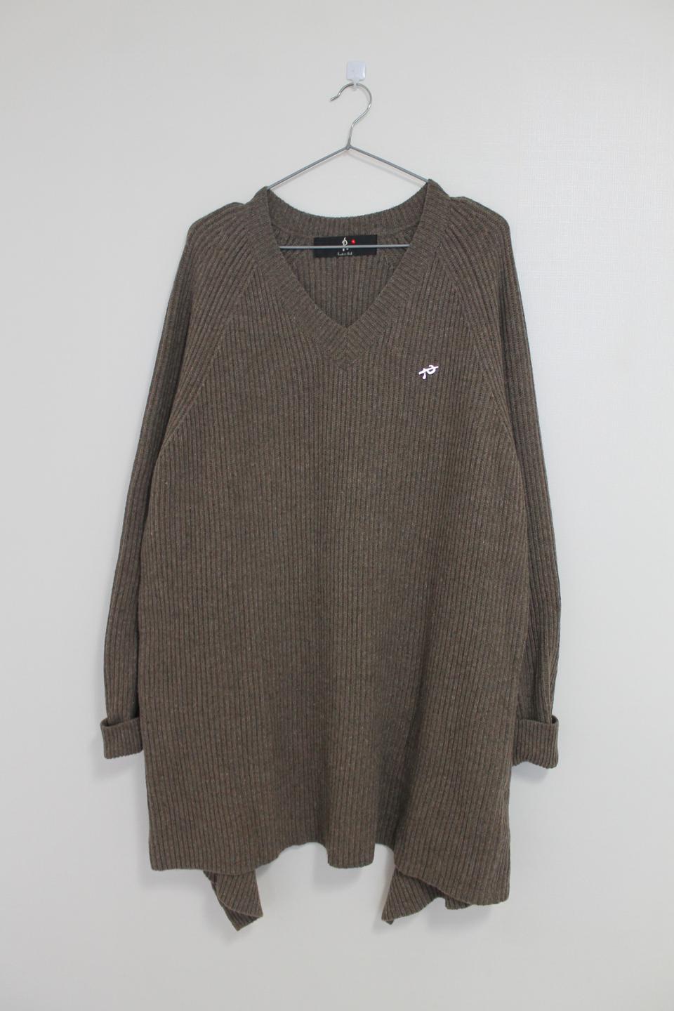 루키버드 램스울오버핏니트 브라운 (55-77)