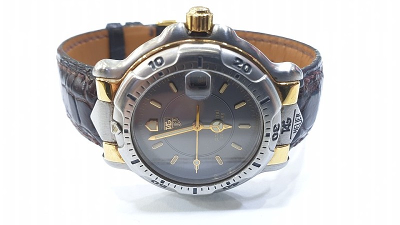 태그호이어6000남성용가죽시계(나문)