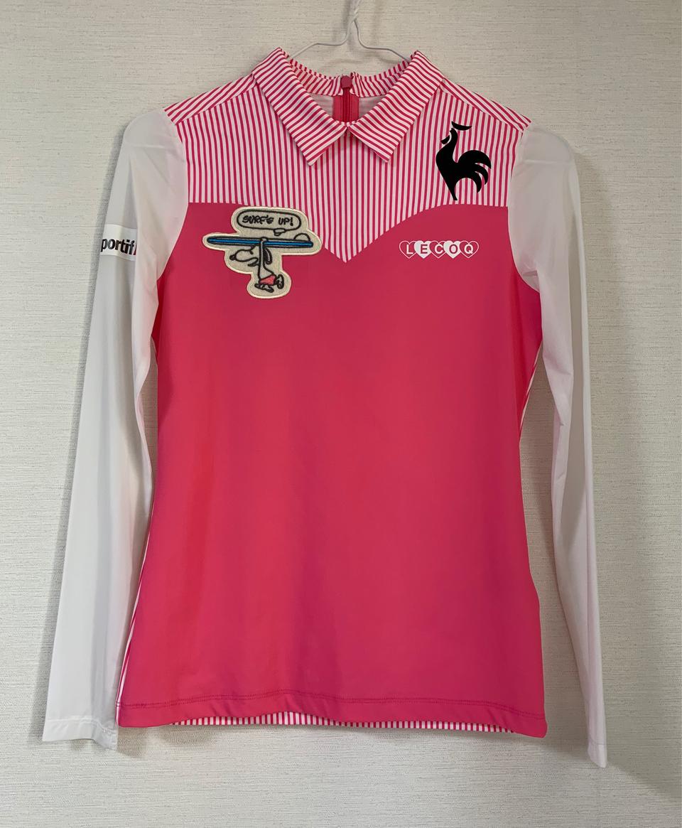 르꼬크 골프웨어 핑크스누피