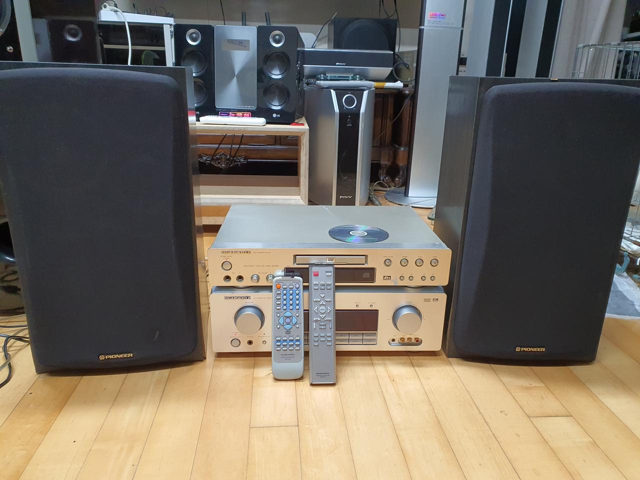 마란츠리시버+DVD+파이오니아스피커