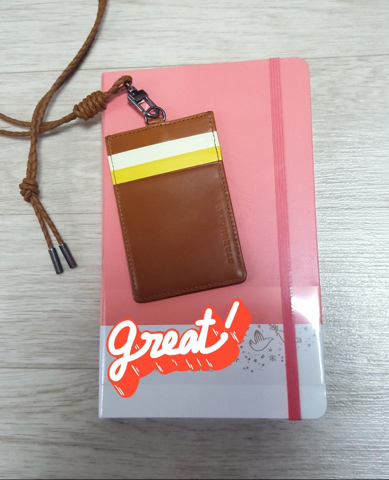 스타벅스 카드목걸이(양가죽)