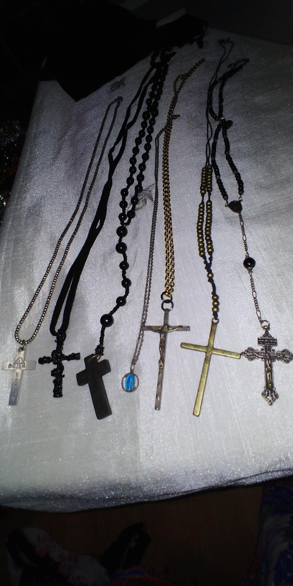 십자가목걸이 성당묵주