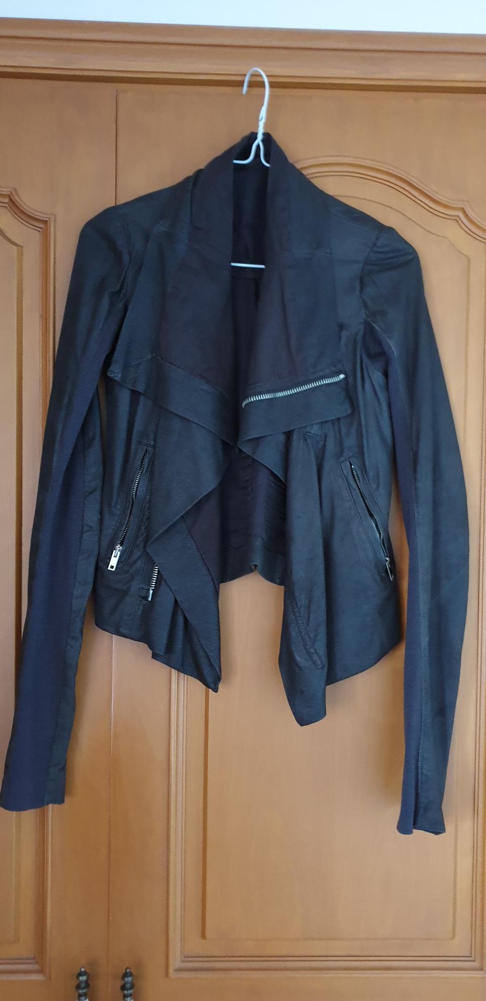 릭오웬 스웨이드 집업 자켓