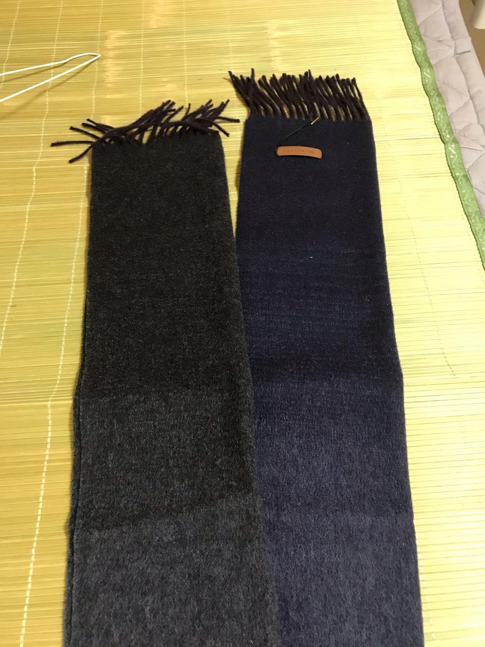 캐시미어 100% 목도리(네이비)