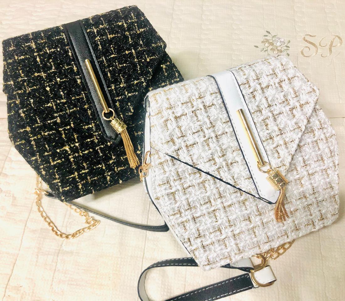 육각형 유니크 크로스백