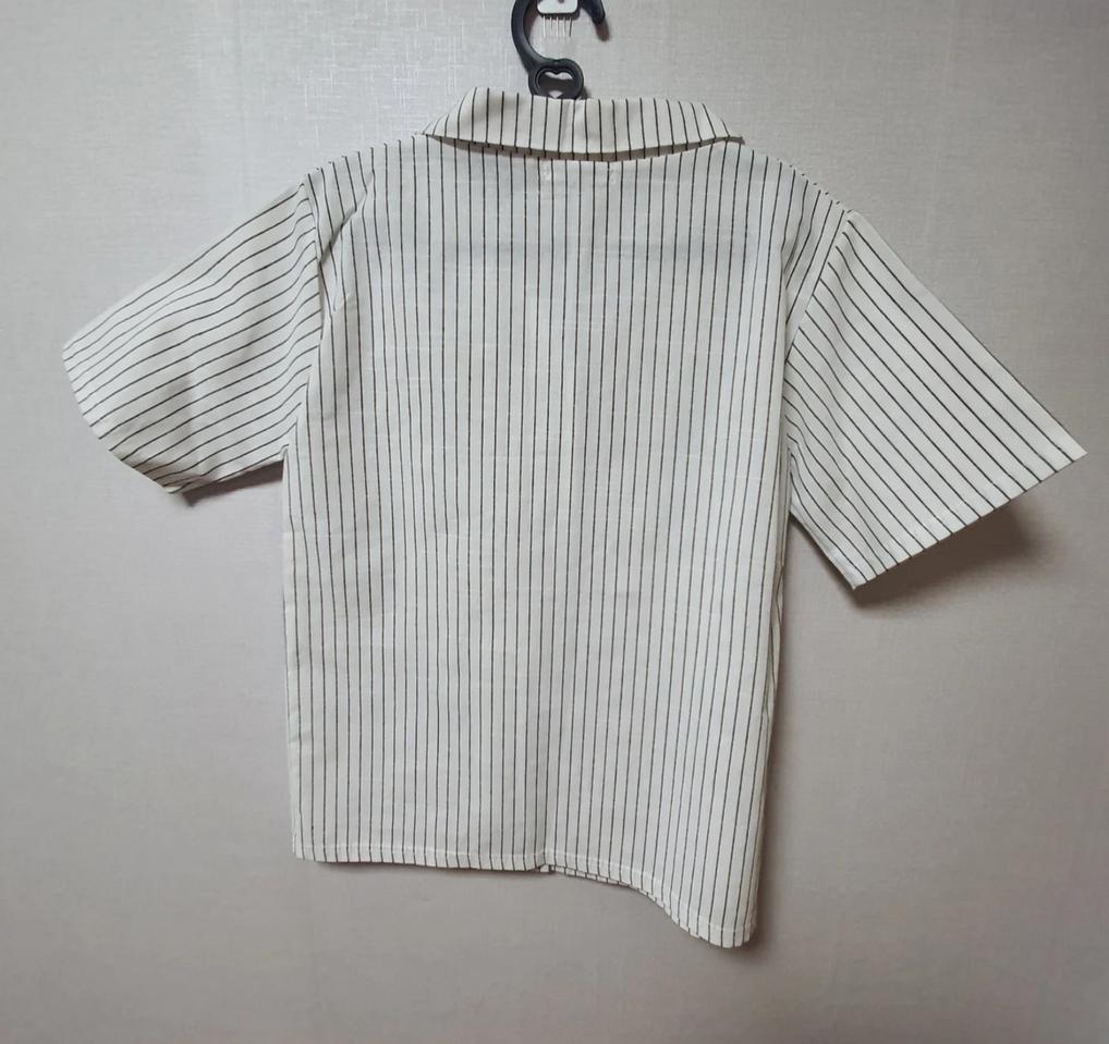 새상품)스트라이프카라반팔셔츠