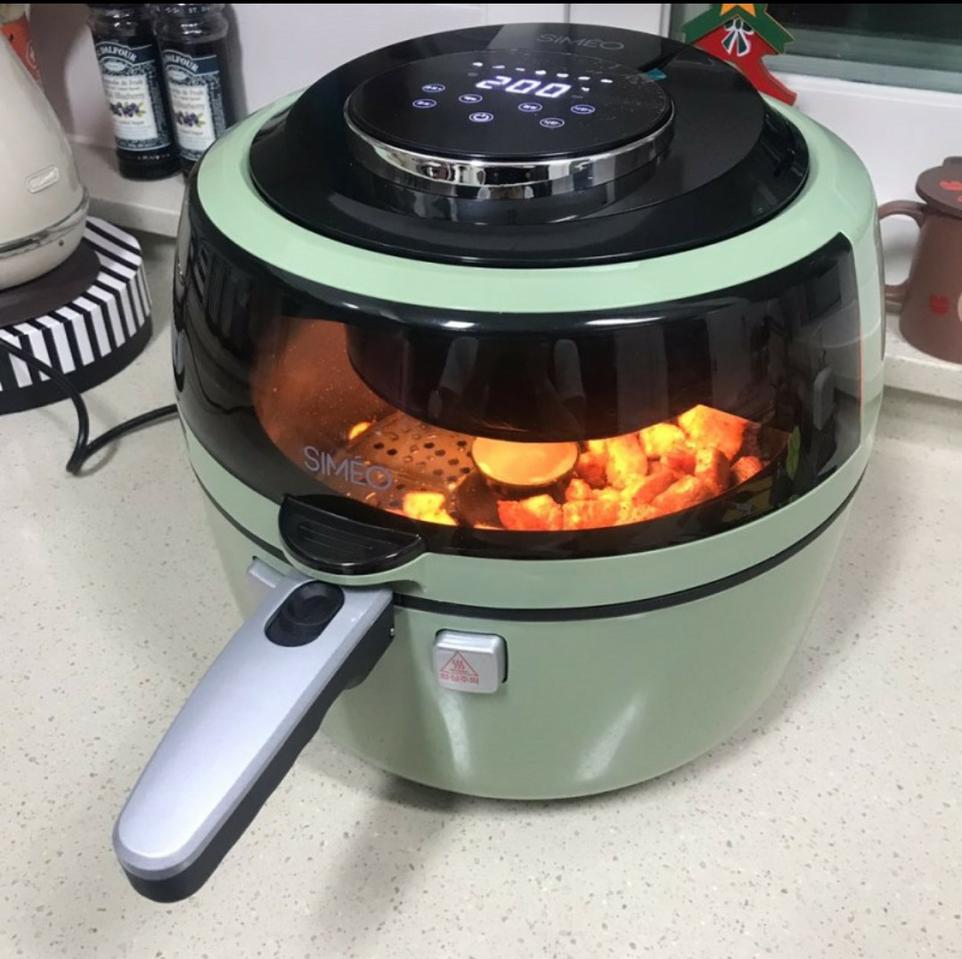 카드할부OK◆ 에어프라이어 시메오 6L 유럽 감성 튀김 그릴 건조 오븐