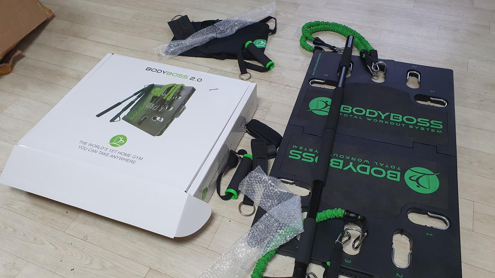 바디보스 2.0 새제품 저항밴드 4개 홈트레이닝 가구