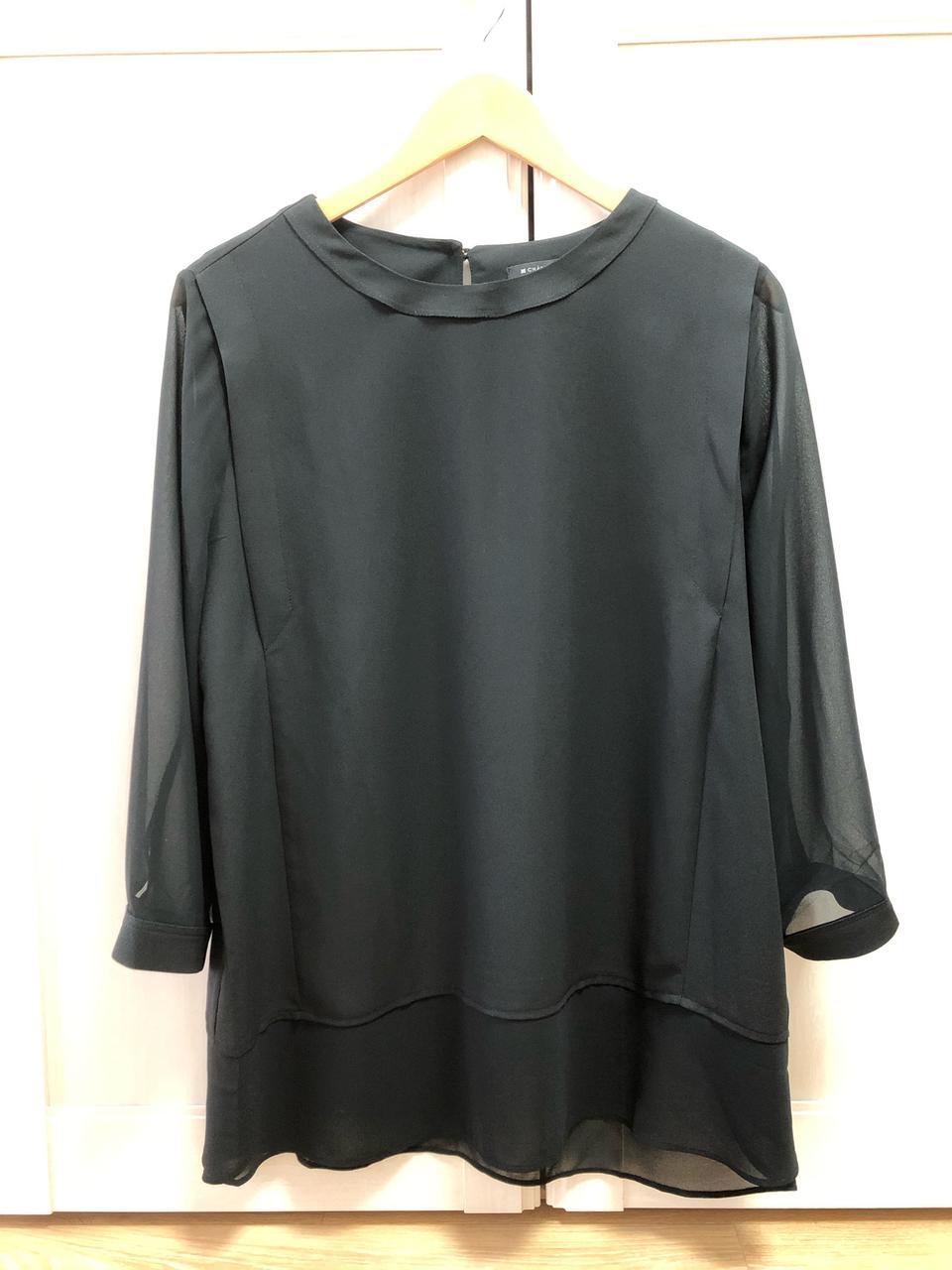 블랙블라우스 100