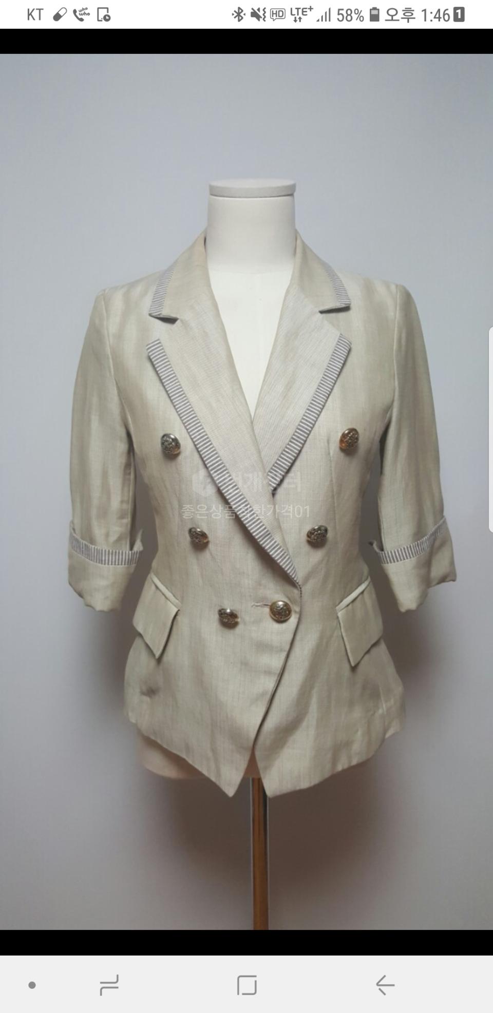 [55] 금장 칠부 마자켓