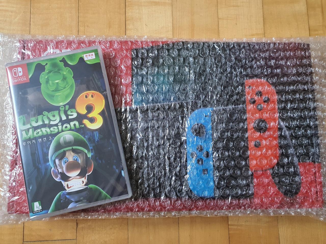 닌텐도 스위치 HAD 신형 + 루이지맨션 (새제품 정가판매)