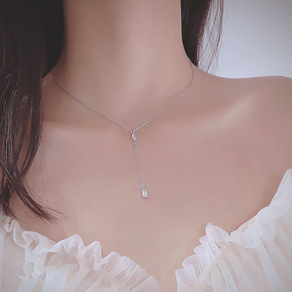 실버925 Y 목걸이