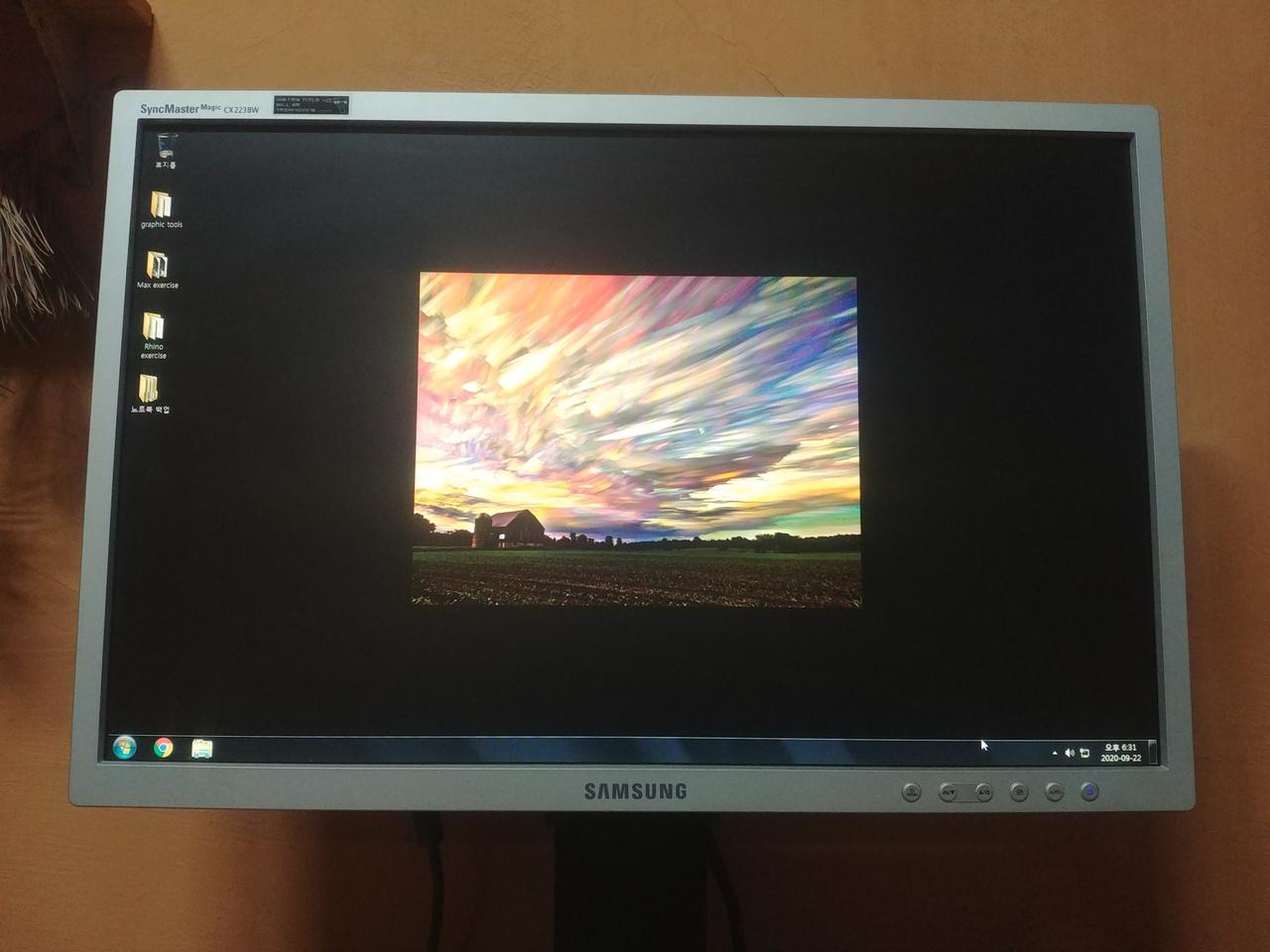 22인치 삼성 LCD 모니터(택포)