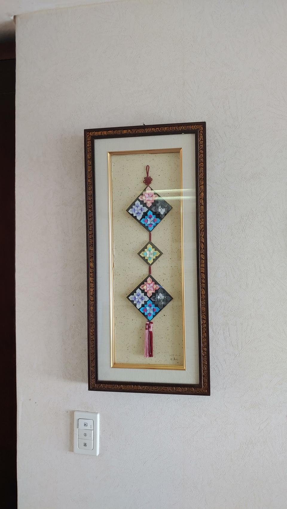 페이퍼공예 매듭작품^^