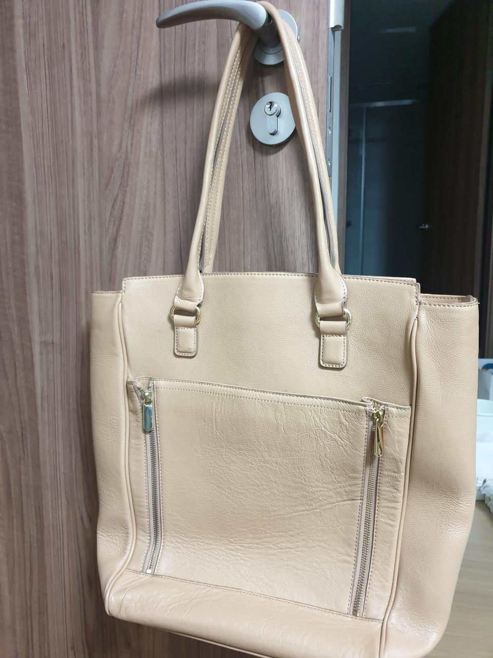 자라 소가죽 빅백