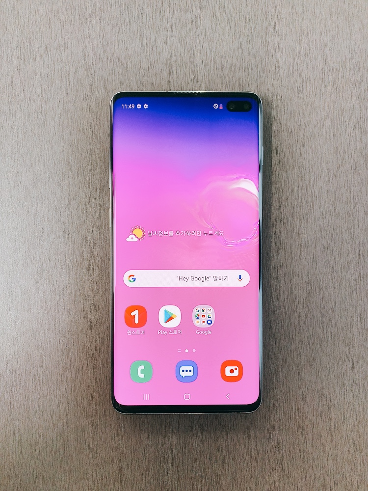 S급 삼성 갤럭시 S10+(플러스) 128기가 깔끔한 블랙색상 판매합니다