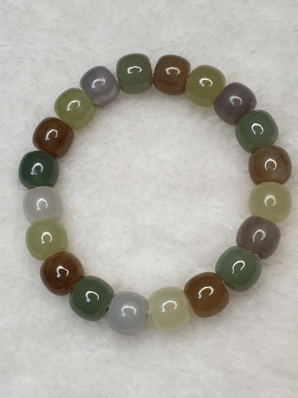 귀한 천연 상급 화전옥  和田玉  팔찌 (인증서 있음)