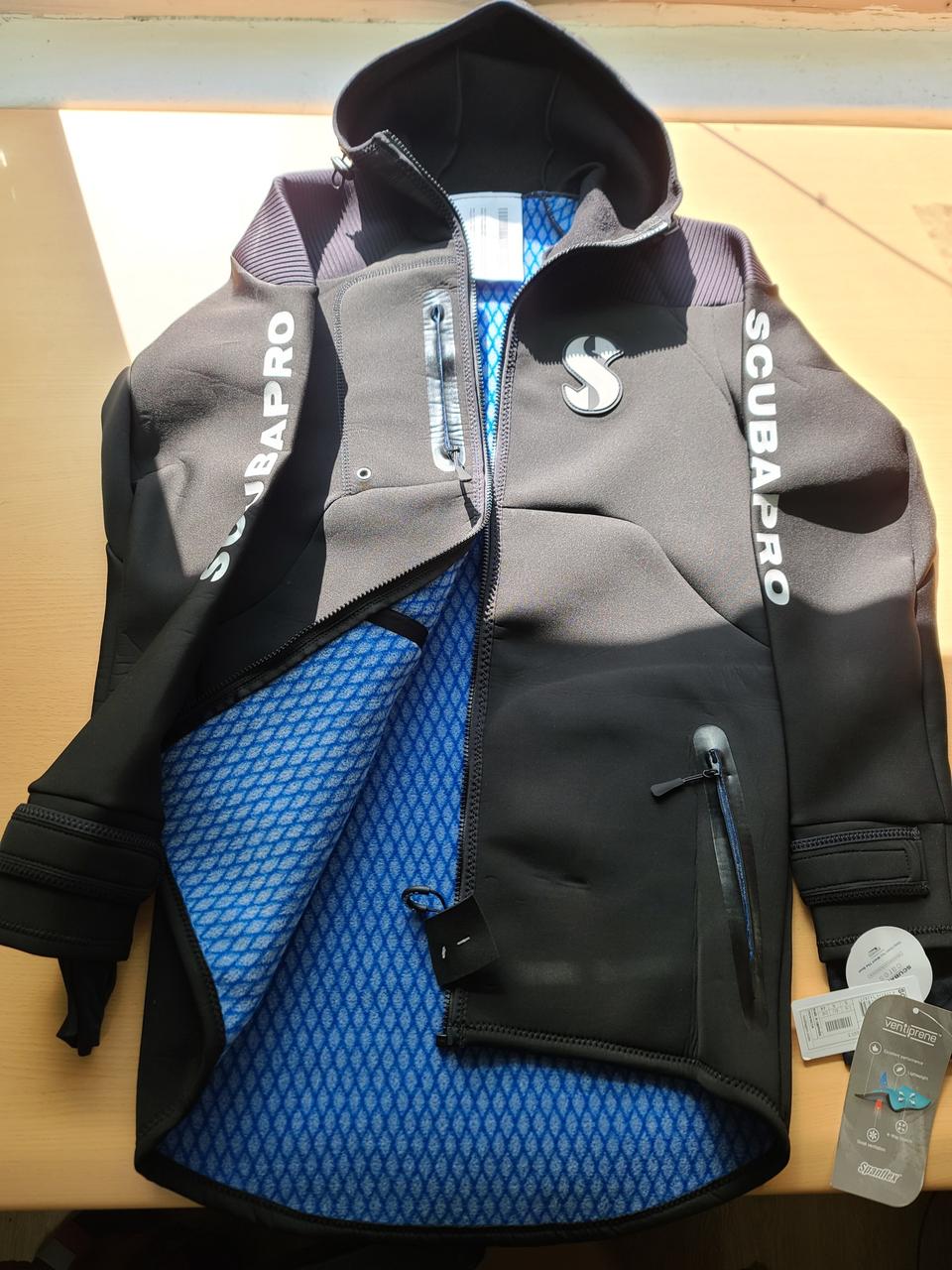 스쿠바 프로남녀방풍자켓 보트코트2mm