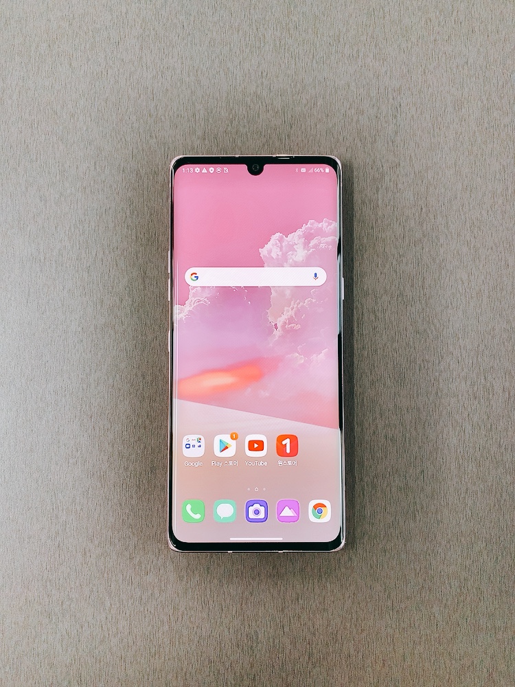 새폰급 LG 벨벳(VELVET) 128기가 대용량 핑크색상 판매합니다!