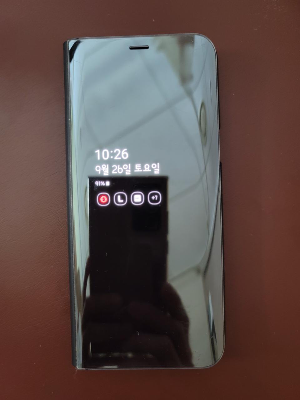 갤럭시S플러스 삼성정품케이스 + 다이아젤리+반투명케이스 3개