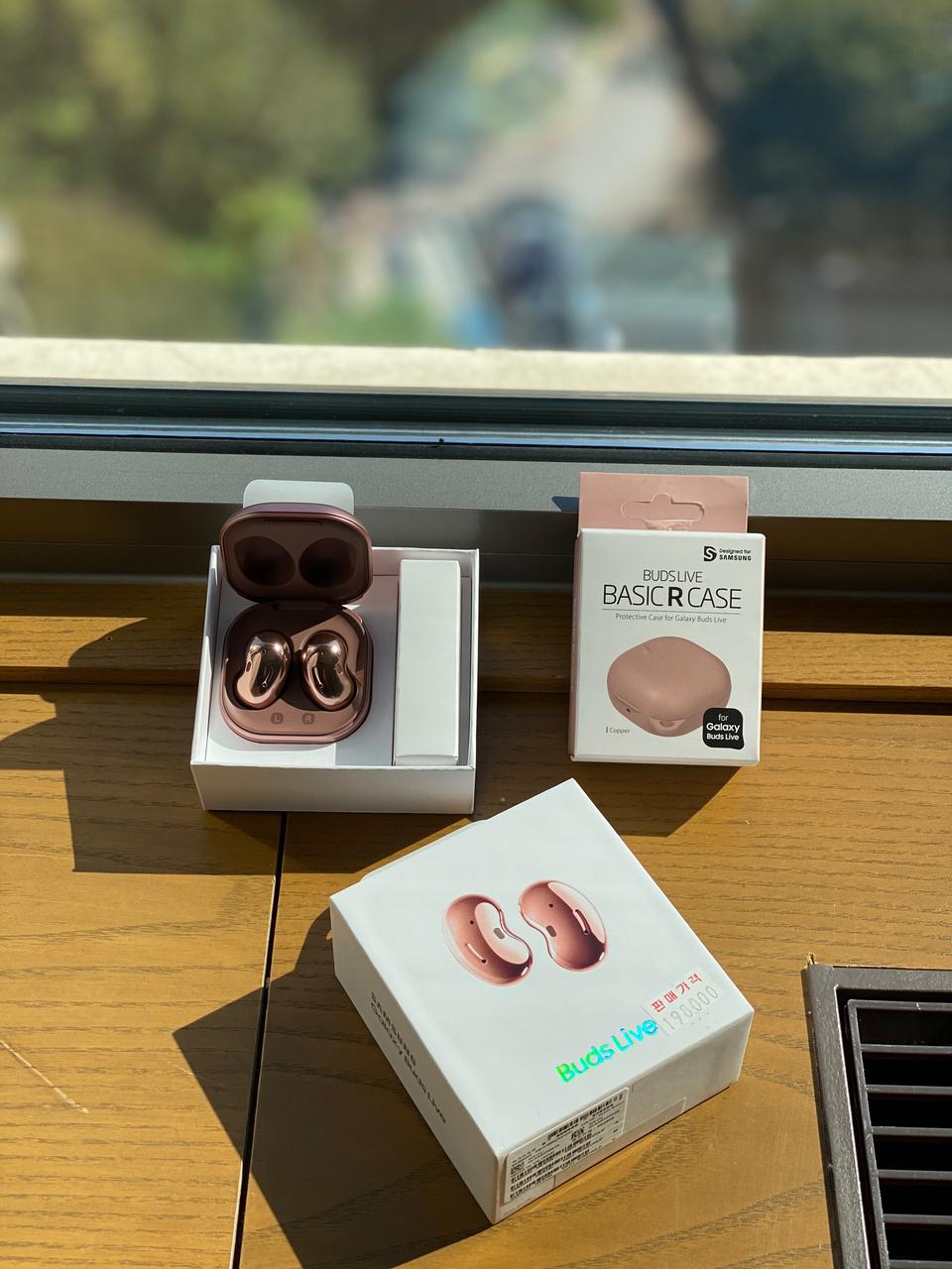 갤럭시 버즈 라이브 브론즈 새상품