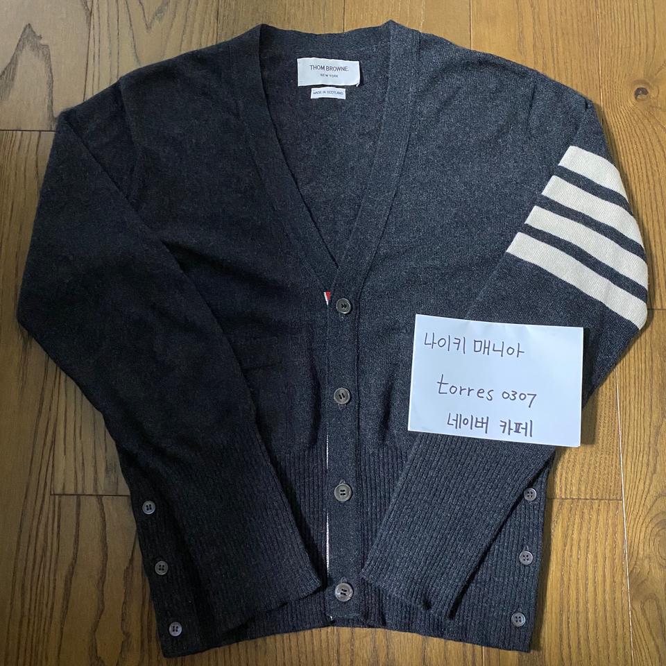 (00) 톰브라운 캐시미어 크롭 가디건 MKC001A00011