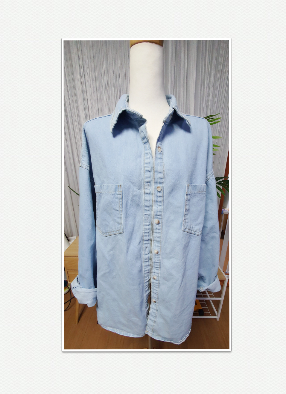연청 박시 셔츠 66~88