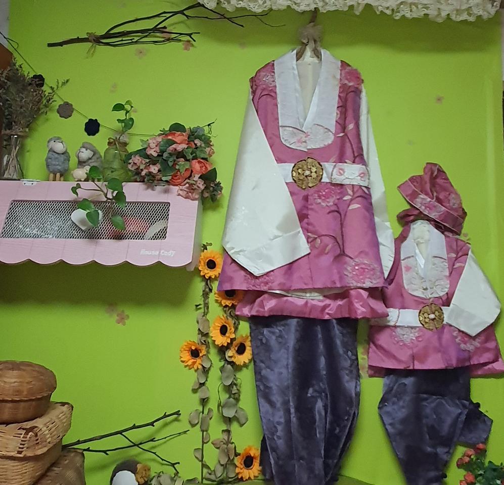 고퀄/남성한복/ 돌한복 /입체꽃/자수/퓨전한복/부자 한복세트