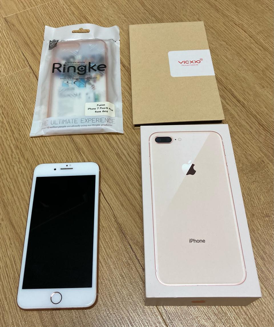 아이폰8플러스 로즈골드 64g 정상해지 공기계
