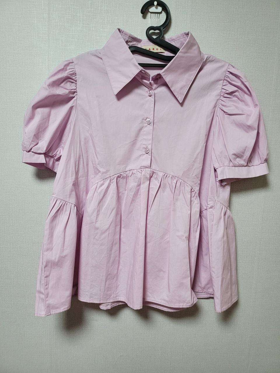 새상품)퍼플블라우스