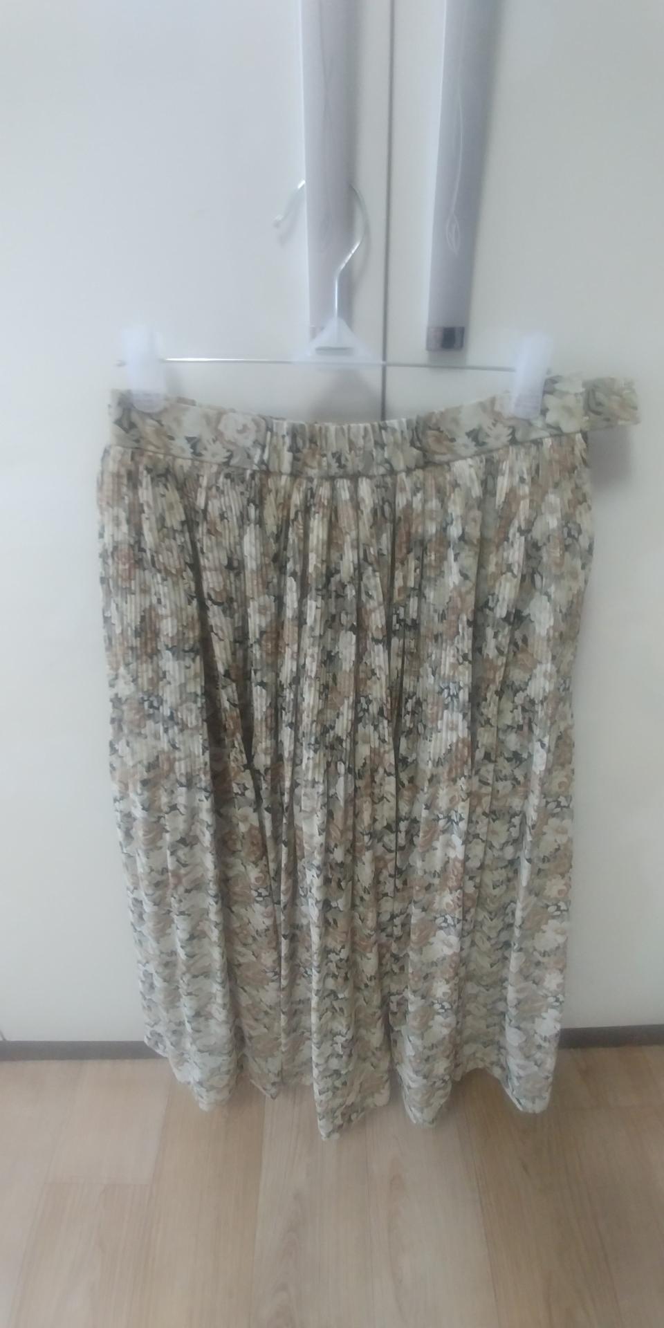 새상품 - 플리츠 롱스커트 등 주름치마 2종 각 10000원