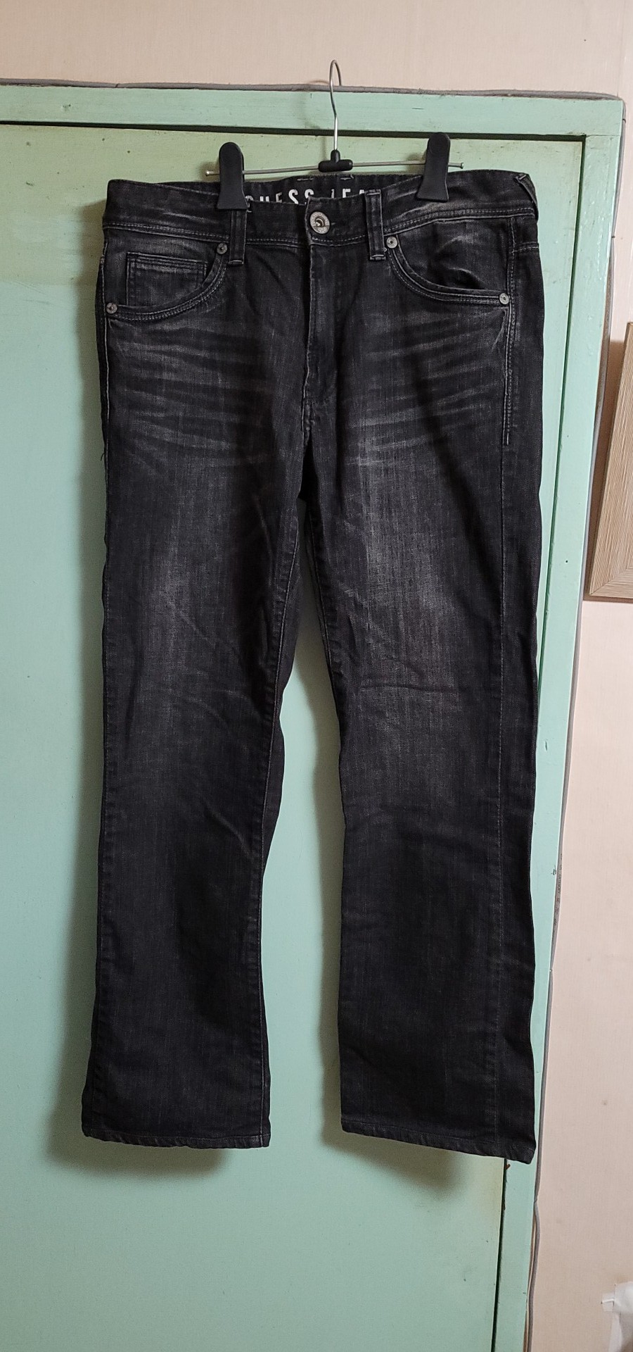 게스 스틸로고 프리미엄워싱진(32~33)