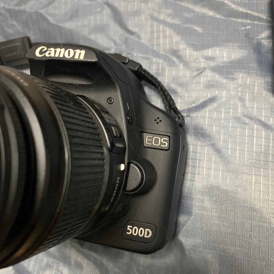 [A+++급] 캐논 500D 본체+기본렌즈(원래는별도구매)+배터리