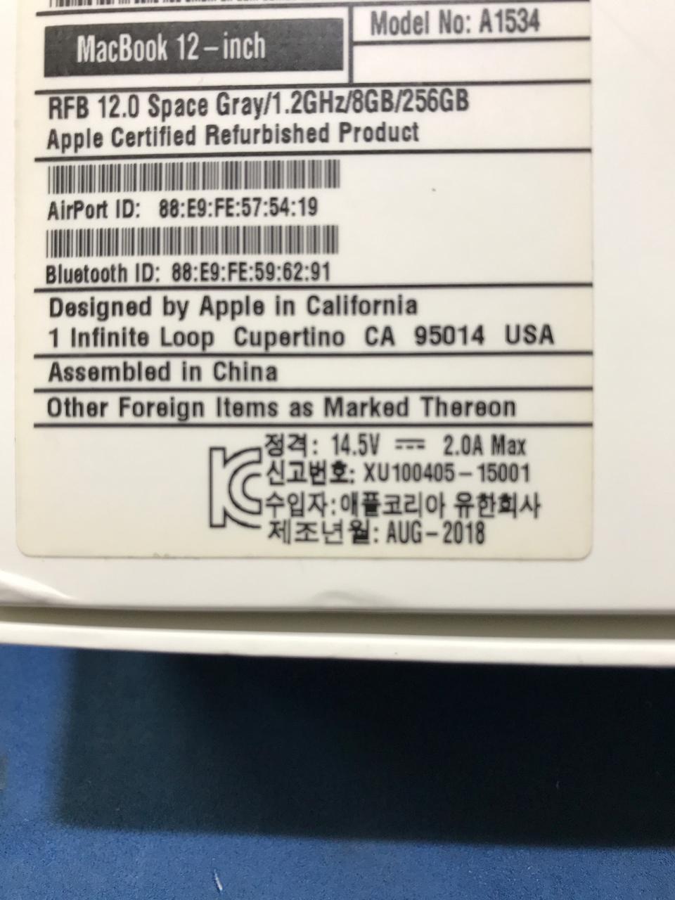 뉴맥북풀박스18년재조 15년식입니다 고급형