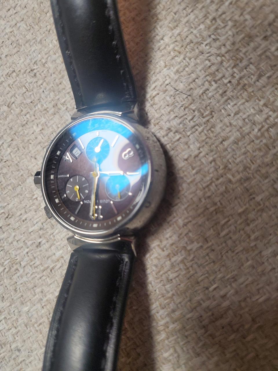 정품)루이비통 땅부르시계 판매합니다