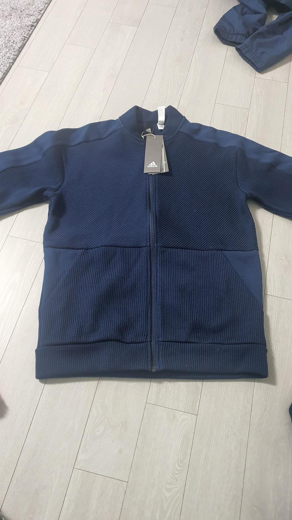 트레이닝 웨어 ID 쿼터 니트 풀 ZIP 재킷 CX3434