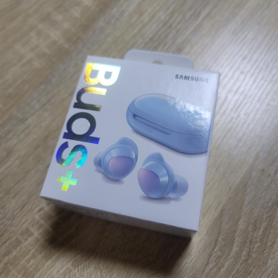 갤럭시 버즈 플러스 블루 풀박스