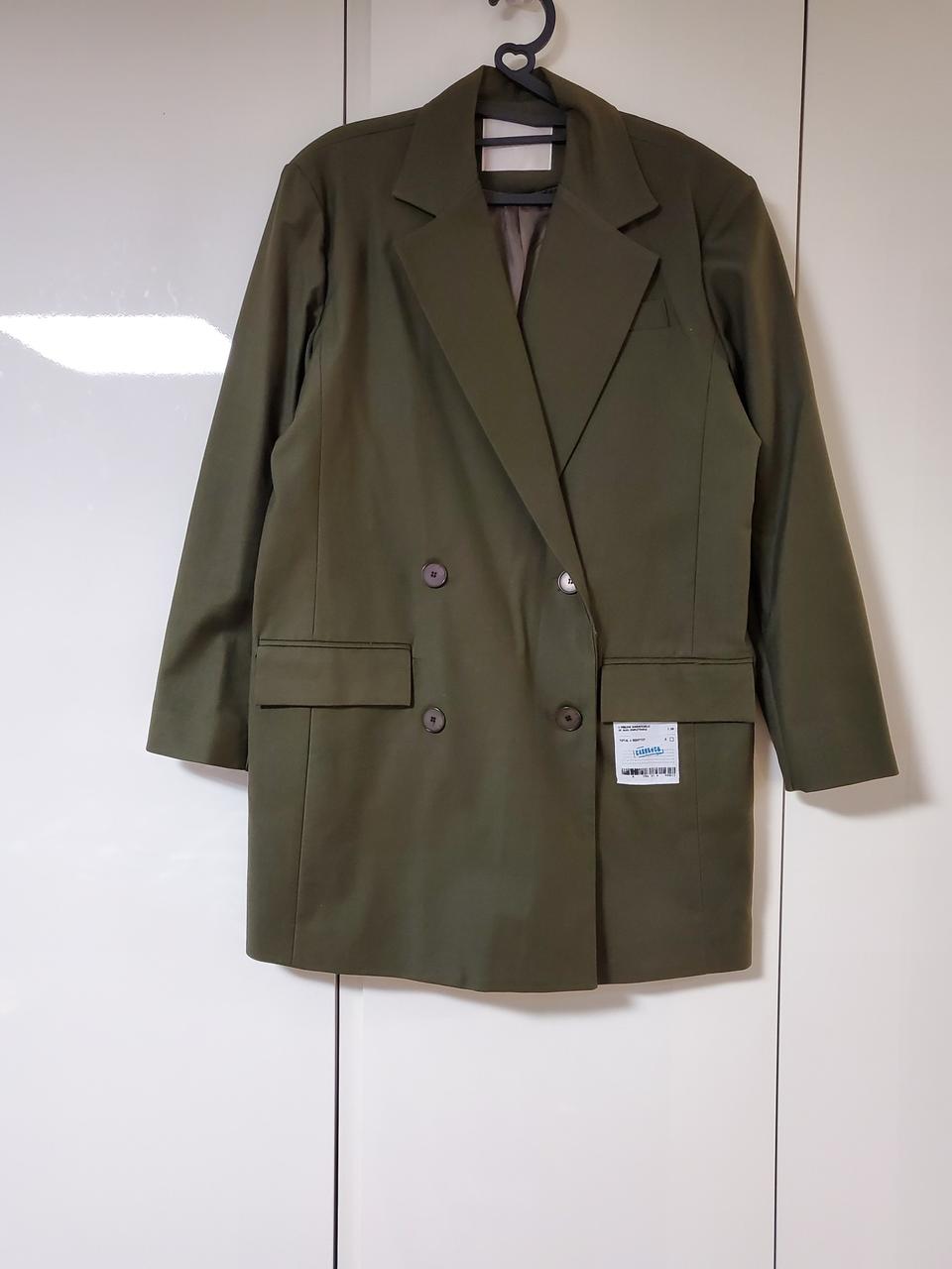 ☆(새상품) 카키 오버핏 자켓