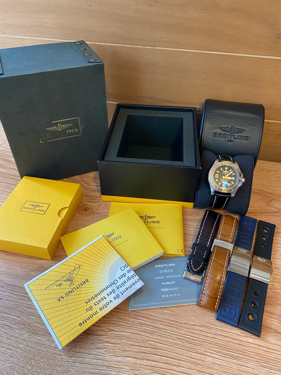 브라이틀링 정품 콤비시계 풀박스