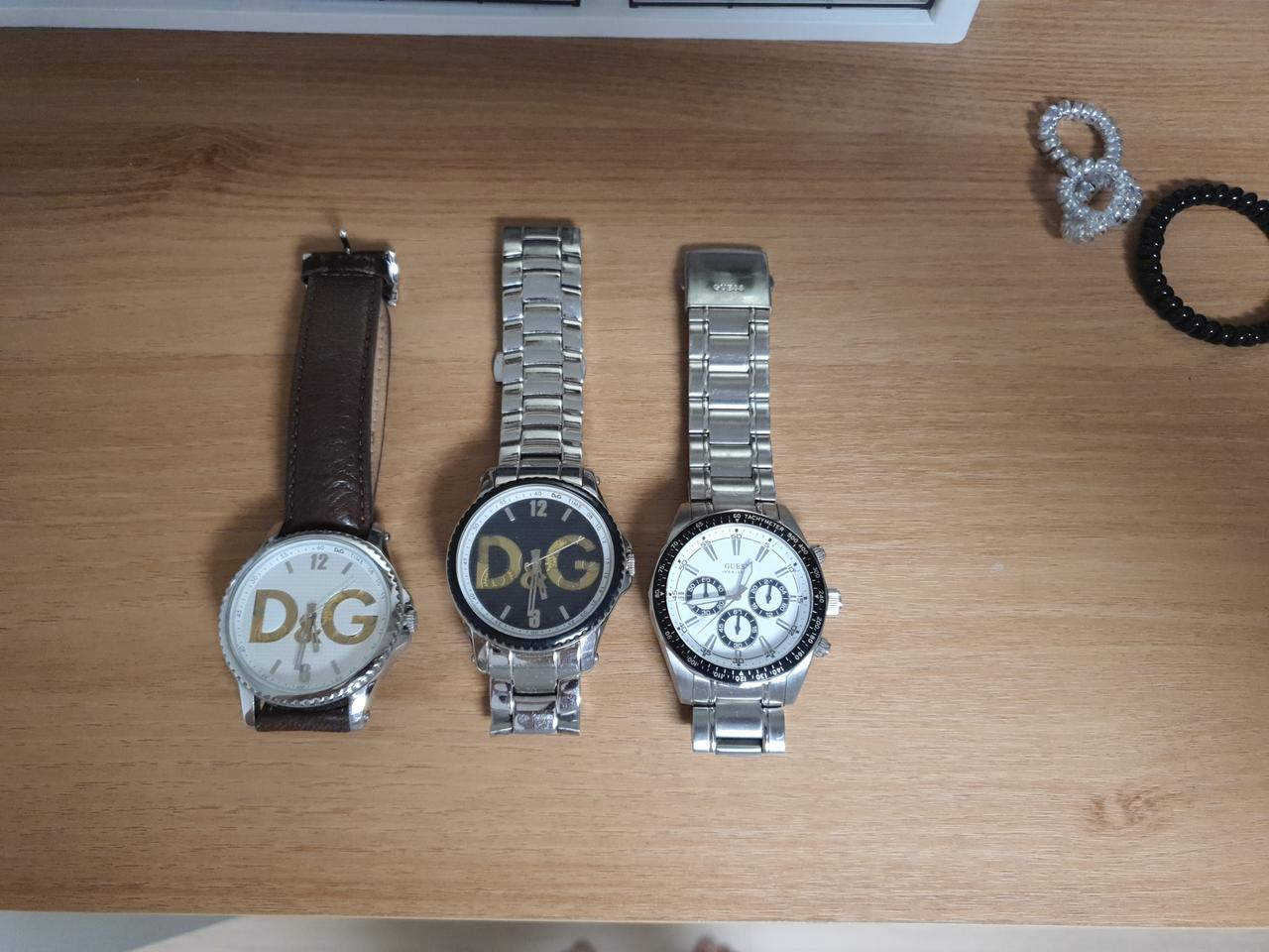 3종 메탈시계(돌체엔가비나, 게스) 일괄 판매