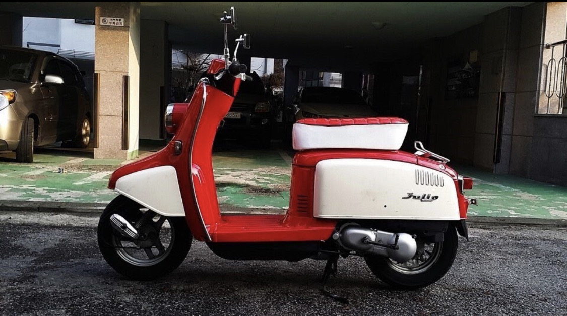 [혼다 줄리오 레드] 스쿠터 판매합니다! 50cc