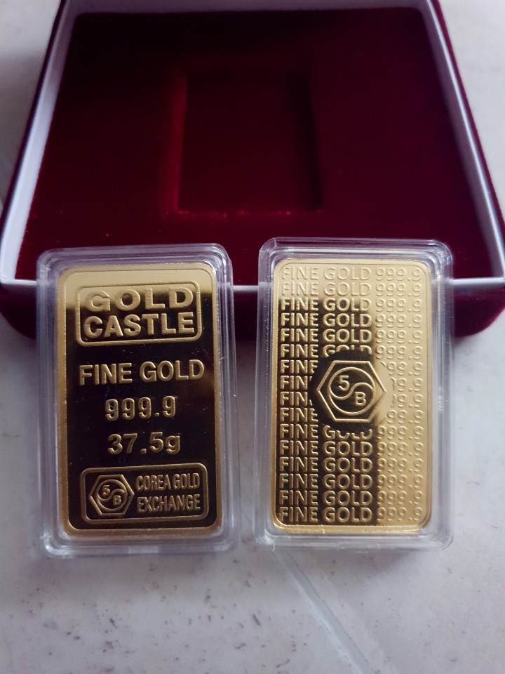 프레스 골드바 9999 10돈