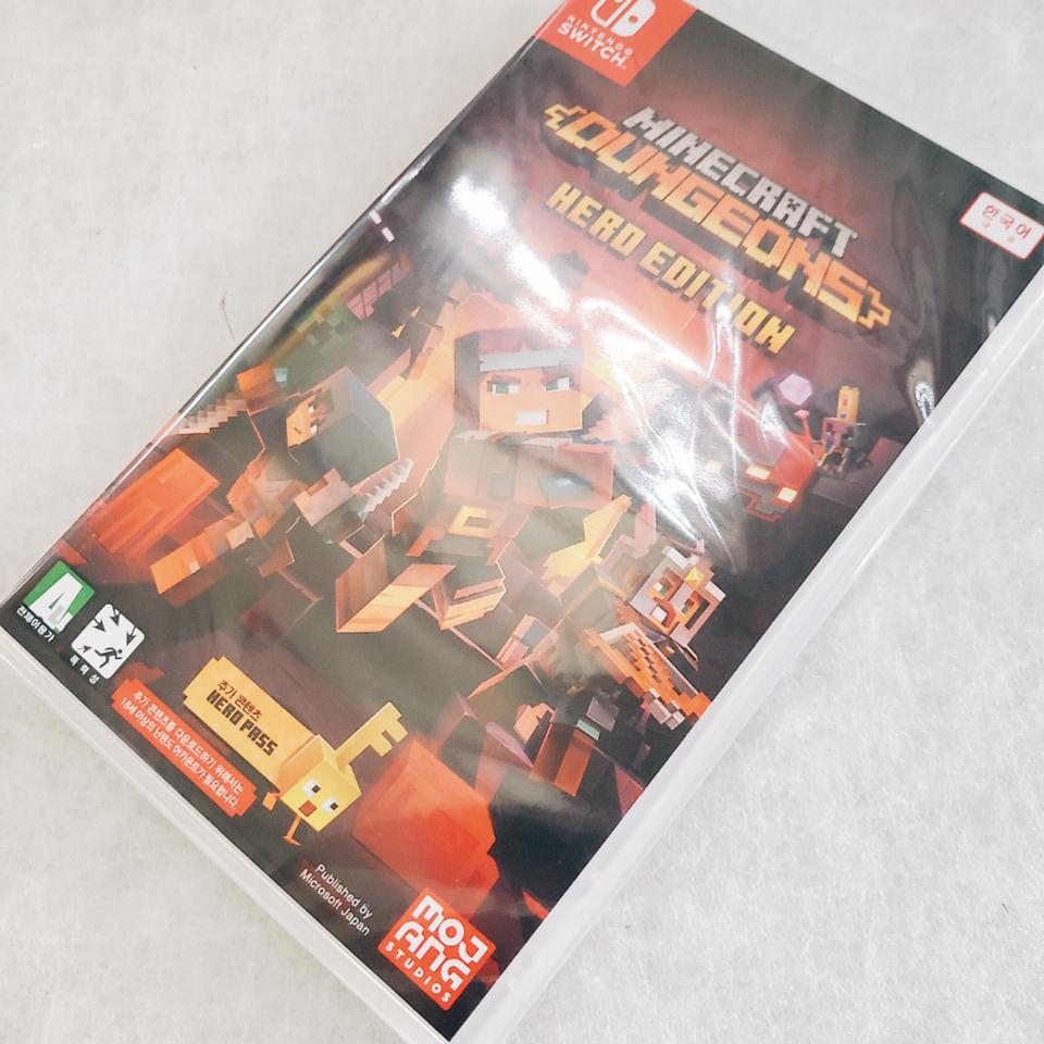 닌텐도 스위치 마인크래프트 던전스 미개봉 최저가