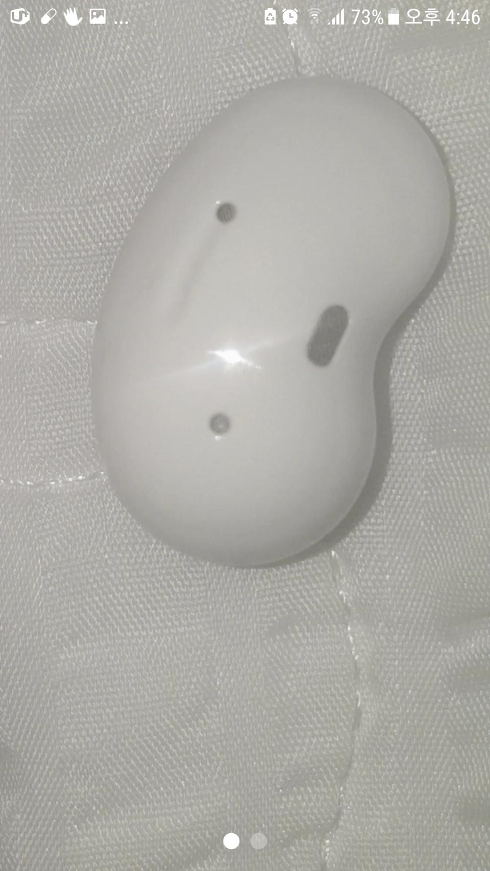 미사용 버즈라이브 미스틱 화이트 왼쪽 이어유닛팝니다