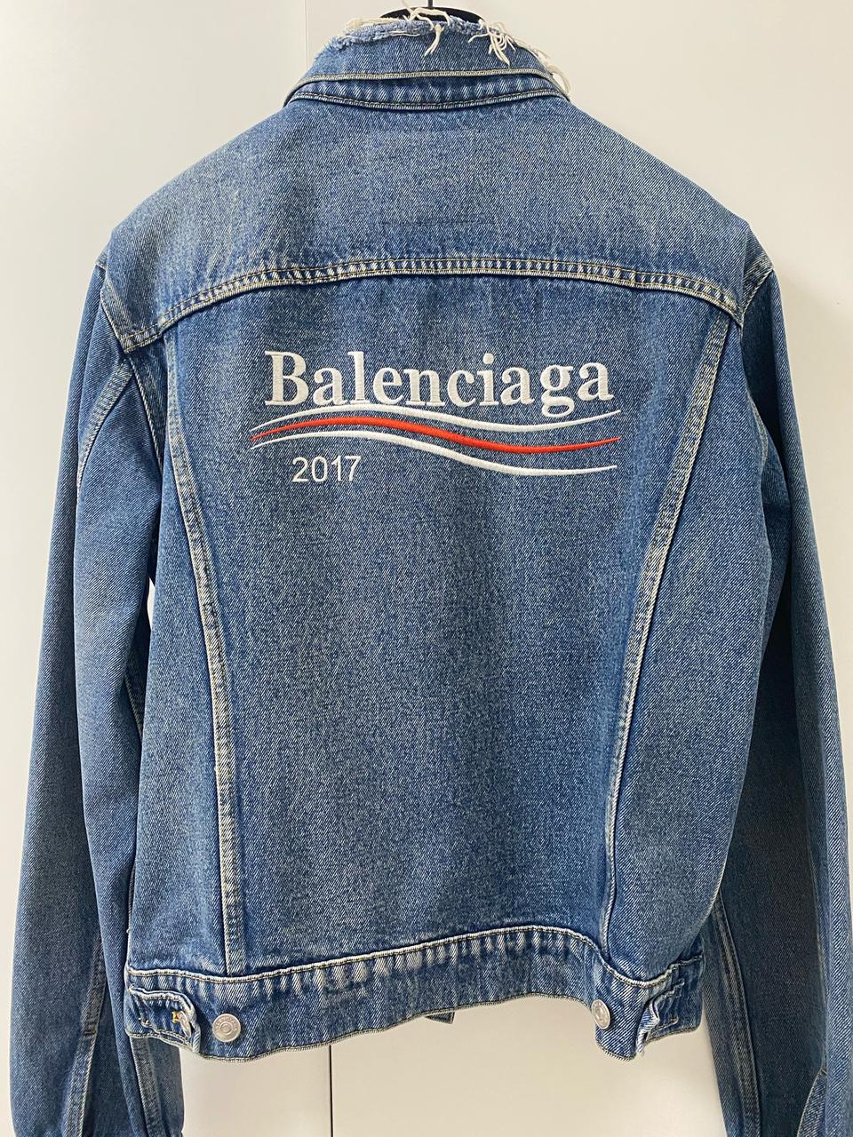 정품 발렌시아가 청자켓